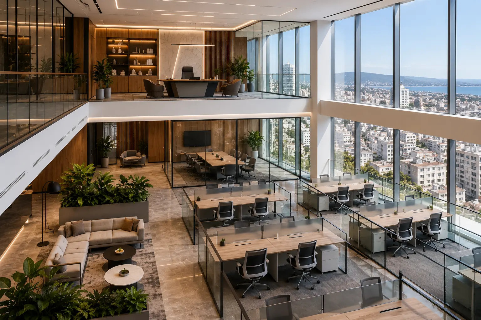 Agencement de bureaux à Casablanca