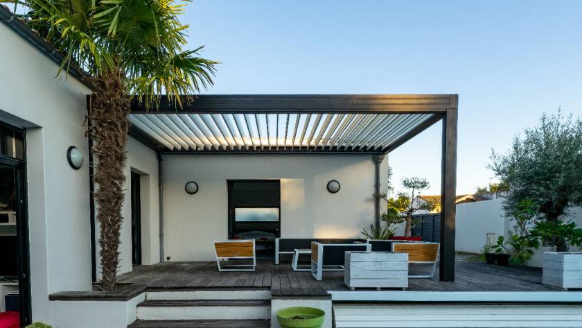 pergola en aluminium avelar casablanca maroc