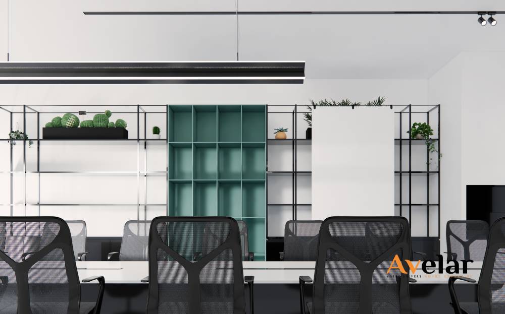 Amenagement dun espace de coworking en Espagne – Conception 3D par Avelar13