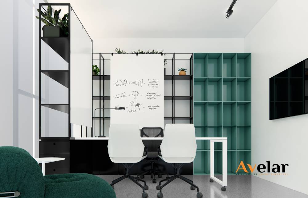 Amenagement dun espace de coworking en Espagne – Conception 3D par Avelar17